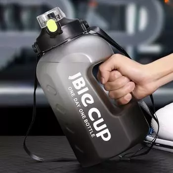 Бутылка для воды большой емкости 3 л, спортивная кружка для велосипеда, кружка-пот-пузо, спортивная бутылка для воды с трубочкой, чайник для кемпинга, фитнеса, для мужчин, чайник для воды 3.0L синий