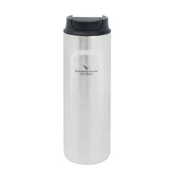 Бутылка для воды Boundless Voyage Titanium, титановая бутылка, кружка объемом 450 мл, вакуумная изоляция, двухслойная вакуумная бутылка, чистая титановая вода