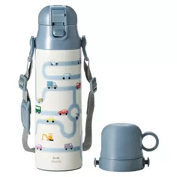 Бутылка для воды BRUNO Light 2WAY для детей BHK255 Car Blue (БРУНО)