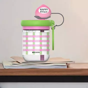 Бутылка для воды, чашка для питья, милый кувшин, портативный, очаровательный, креативный, для питья Peach