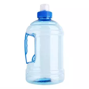Бутылка для воды для хранения воды, предотвращения стихийных бедствий, подходит для повседневного использования, синего цвета, кемпинга, походов, барбекю, 1000 мл, прозрачная, многоразовая, портативная,