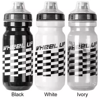 Бутылка для воды для велосипеда объемом 620 мл с пылезащитным чехлом, легкая бутылка для питья, портативная чашка для воды для спорта, фитнеса, верховой езды, кемпинга, пешего туризма чёрный