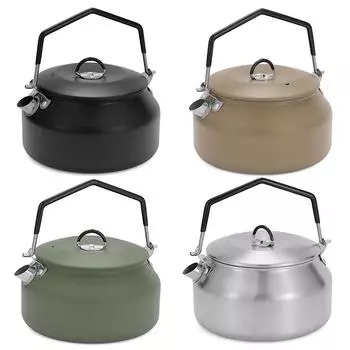 Бутылка для воды емкостью 1 л с ручкой из нержавеющей стали 304, посуда для походов на открытом воздухе хаки