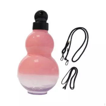 Бутылка для воды Gourd Sports, чайник 900 мл, многоразовый, симпатичный, портативный, для питья на открытом воздухе розовый