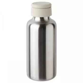 Бутылка для воды IKEA ENKELSP RIG нержавеющая сталь бежевая 0,5