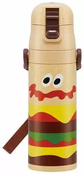Бутылка для воды из нержавеющей стали для детей Skater, для питья, Burger Conks Burger, 470 мл, детская SDC4-A