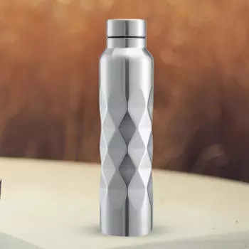 Бутылка для воды из нержавеющей стали, металлическая одностенная бутылка для холодного питья