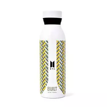 Бутылка для воды из нержавеющей стали с двойными стенками и вакуумной изоляцией Built x BTS, 18 унций, SUGA