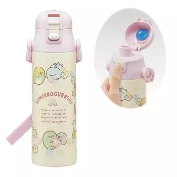 Бутылка для воды из нержавеющей стали Skater, 580 мл, бутылка для холодной воды Sumikkogurashi Mole House, спортивная бутылка, милая детская вода
