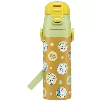 Бутылка для воды из нержавеющей стали Skater, 470 мл, легкая бутылка для воды Chikawa для холодного хранения, спортивная бутылка, милая детская вода