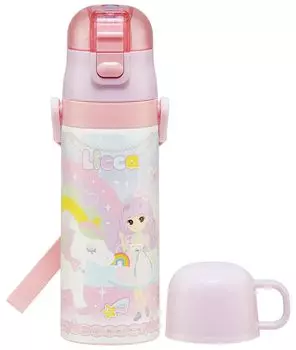 Бутылка для воды из нержавеющей стали Skater, прямая питьевая, 470 мл, чашка для питья, 430 мл, легкая, для девочек, спортивная бутылка, милая, для детей