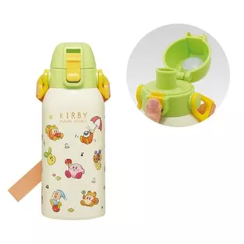 Бутылка для воды из нержавеющей стали Skater, 600 мл, для детей, легкая, типа Kirby, для пикника, прохладная бутылка для воды, спортивная бутылка для детской воды