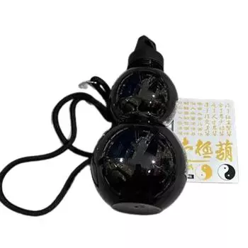 Бутылка для воды из тыквы 750 мл, большая емкость, чайник для воды из тыквы, китайский ретро-стиль, герметичный кувшин для воды для спорта на открытом воздухе