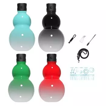 Бутылка для воды из тыквы 900 мл, устойчивая к протечкам, стильный вид, портативная спортивная бутылка для воды для мужчин и женщин, офис Blue