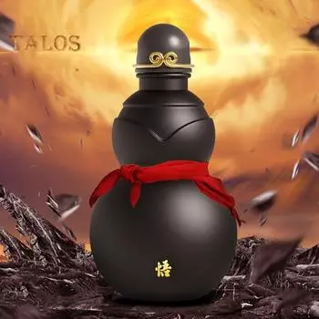 Бутылка для воды из тыквы 900 мл Wukong портативный спортивный дорожный чайник Monkey King чайник для воды на открытом воздухе подарок на новоселье и свадьбу 900ML золотистый