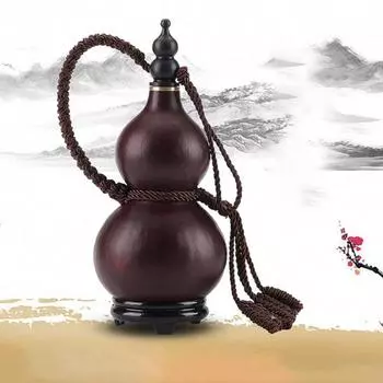 Бутылка для воды из тыквы для вина, вдохновленная Сунь Укуном, для путешествий в спортзале, традиционная S