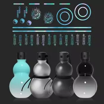 Бутылка для воды из тыквы, китайский традиционный даосский спортивный чайник 900 мл