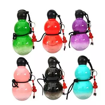 Бутылка для воды из тыквы объемом 700 мл, большая емкость, привлекающая внимание, забавная, портативная, безопасная, в китайском стиле ретро Blue