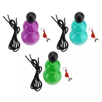 Бутылка для воды из тыквы PC 800 мл китайская ретро портативная питьевая бутылка из тыквы спортивная с ремешком для мужчин W Blue