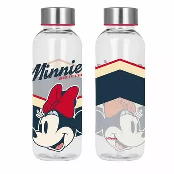 Бутылка для воды Minnie Mouse 850 мл Красный ПЭТ