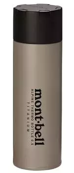 Бутылка для воды Montbell Titanium Alpine Thermo Bottle 1134164 TITAN 0,5 л серебряный