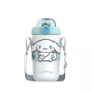 Бутылка для воды My Melody Kuromi Pom Pom Purin, чехол для бутылки с водой, сумка для бутылки с водой, кружка из нержавеющей стали, бутылка для питья, холодоизоляция, одно касание