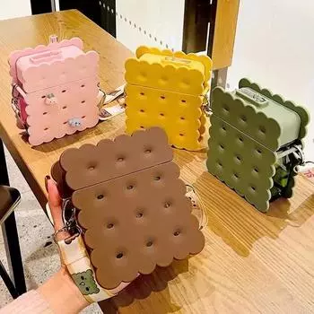 Бутылка для воды объемом 380 мл для девочек, симпатичная креативная кружка с соломой, стакан для занятий спортом на открытом воздухе, портативный дорожный чайник для питья, чашка для молока в форме печенья Without Sticker