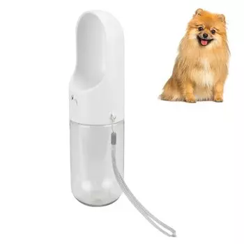 Бутылка для воды Pet Health Hall для домашних животных Вода Вода Собака Бег Вода Утечка с 400 мл (Собаки, Кошки, Домашние животные) Бутылка, Поставка, Прогулка, (Гидратация, Профилактика) Ремень,
