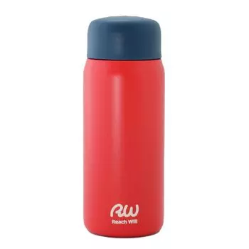 Бутылка для воды RW Reach Will, красная, из нержавеющей стали, кружка, бутылка, вакуумная, двойная, стильная (200мл / / Легкий) (Тепло/Холод)