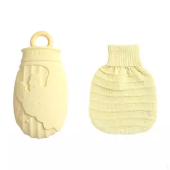 Бутылка для воды с мультяшным чехлом для детей и женщин, идеальная кровать бежевый