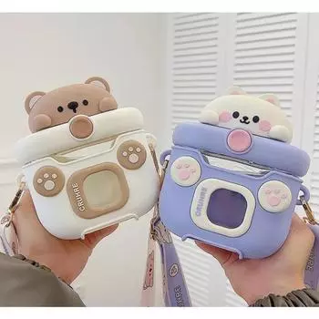 Бутылка для воды с трубочкой в виде чайника Kawaii Bear 550 мл, симпатичная детская чашка для воды, большая емкость, пластиковая трубочка для питья, детский школьный стакан 550ml белый