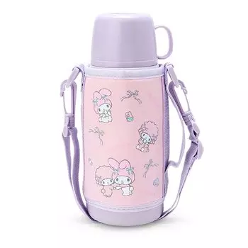 Бутылка для воды Sanrio объемом 620 мл с чашкой или средней емкостью 670 мл с крышкой, бутылка из нержавеющей стали с My для термического и холодного хранения 744557 Детская