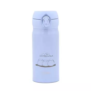 Бутылка для воды Shimaenaga Waiting for Spring с вакуумной изоляцией, мобильная кружка PBL Pearl Blue JNL-356