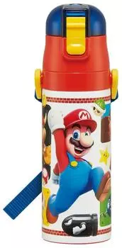 Бутылка для воды Skater 470 мл Super Mario 23 из нержавеющей стали, спортивная бутылка для детей SDC4-A
