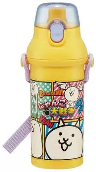 Бутылка для воды Skater 480 мл Cat Wars 23 антибактериальный пластик сделано в Японии детская PSB5SANAG-A