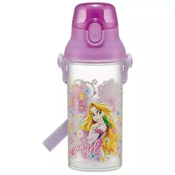 Бутылка для воды Skater 480 мл Disney Rapunzel on the Tower 24 Пластиковая прозрачная бутылка для детей Сделано в Японии PSB5TR-A
