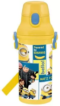 Бутылка для воды Skater 480 мл Миньоны Боб и друзья Сделано в Японии Детская