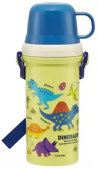 Бутылка для воды Skater 480 мл с чашкой Disney Dinosaur Picture Boys Children PSB5KD-A