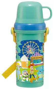 Бутылка для воды Skater 480 мл с чашкой Disney Toy Story 23 Boys Children PSB5KD-A