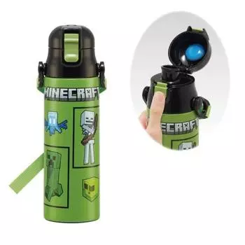 Бутылка для воды Skater 580 мл Minecraft Direct Drinking нержавеющая сталь спортивная бутылка SDC6N-A