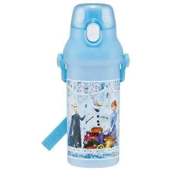 Бутылка для воды Skater Disney Frozen 24 480 мл Детская антибактериальная пластиковая детская легкая Сделано в Японии PSB5SANAG-A
