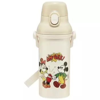 Бутылка для воды Skater Disney Mickey Mouse & Friends Cooking 480 мл Детская антибактериальная пластиковая Сделано в Японии PSB5SANAG-A