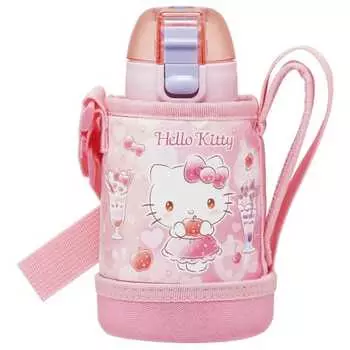 Бутылка для воды Skater Hello Kitty Sweets Sanrio 400 мл с детским чехлом KSTCH4-A