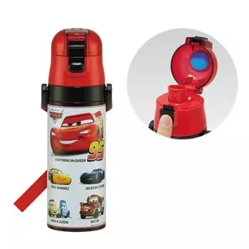 Бутылка для воды Skater из нержавеющей стали Water Direct, легкая, Disney Cars Cool Water Sports, детская, SDC4, питьевая, 470 мл, подходит для детей