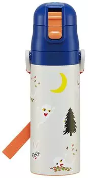 Бутылка для воды Skater из нержавеющей стали Water Direct Rabbit с легким весом для прохладных водных видов спорта, детская бутылка для питья, 470 мл, стаканы,
