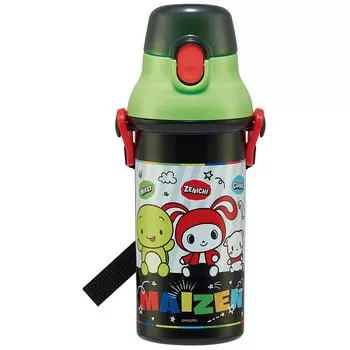 Бутылка для воды Skater Maizen Sisters 480 мл, антибактериальный пластик, подходит для детей, легкий, сделано в Японии, детский PSB5SANAG-A