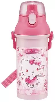 Бутылка для воды Skater Plastic 480 мл антибактериальная Sanrio Hello Kitty Sweets Girls Сделано в Японии Детская PSB5SANAG-A