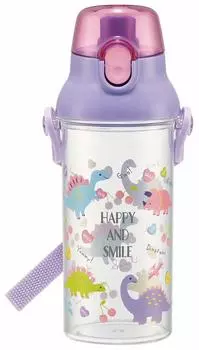 Бутылка для воды Skater, прозрачная бутылка 480 мл, Happy Smile Girls, сделано в Японии, PSB5TR, детская и
