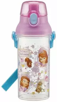 Бутылка для воды Skater, прозрачная бутылка 480 мл, Sophia 19 Disney PSB5TR, детская чистый