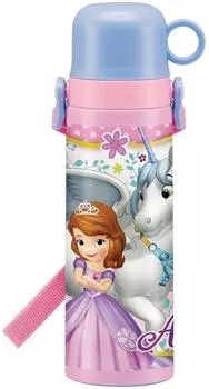 Бутылка для воды Skater с чашкой из нержавеющей стали 550 мл Sofia Disney SKC6 Детская